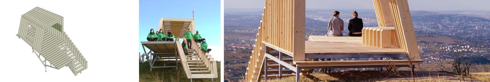 Codrii Iașilor - outdoor temporary pavillion